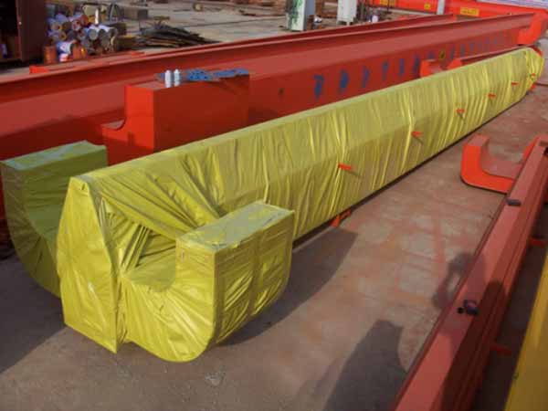 Brazil overhead crane and Semi ganrtry crane delivered to Santos port on July,17 2017..jpg